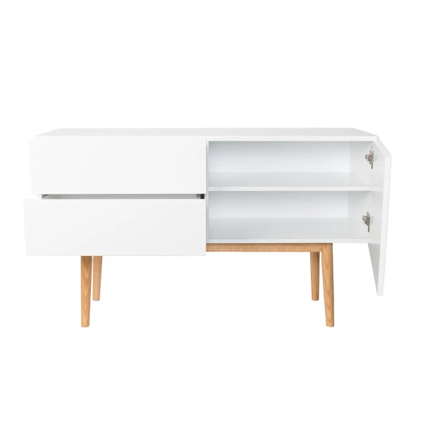 Zuiver Hoogglans Dressoir Eiken 120 Cm - Afbeelding 3