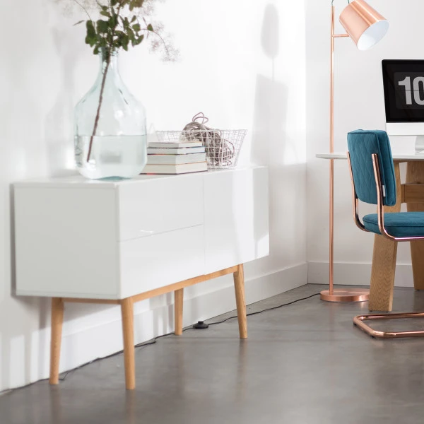 Zuiver Hoogglans Dressoir Eiken 120 Cm - Afbeelding 5