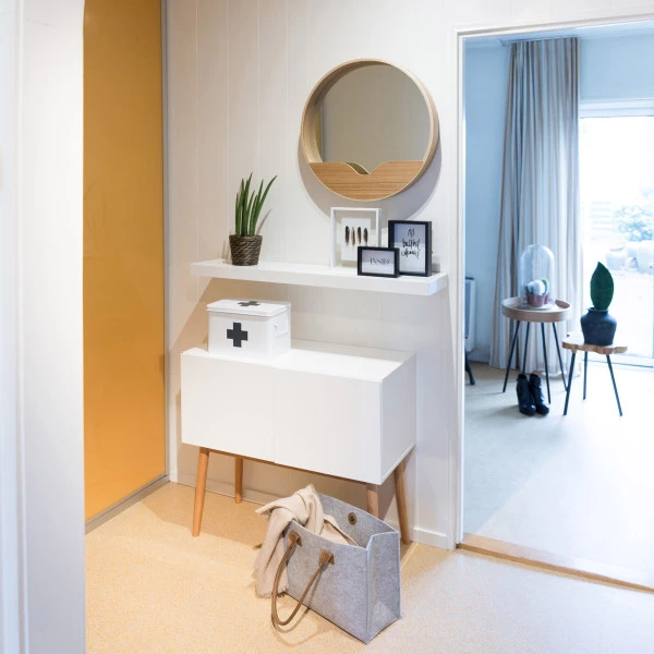 Zuiver Hoogglans Dressoir Eiken 90 Cm - Afbeelding 4