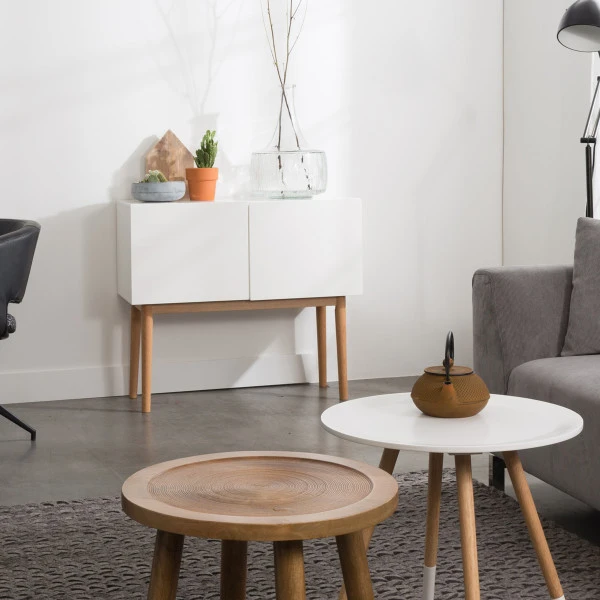 Zuiver Hoogglans Dressoir Eiken 90 Cm - Afbeelding 5