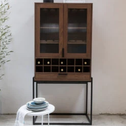 Zuiver Wandkast Met Wijnrek