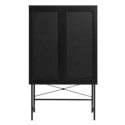 Zwarte Wandkast Met Rotan 12 Zwarte Wandkast Met Rotan -BEPUREHOME Winkel zwarte wandkast met rotan bodio pose 01