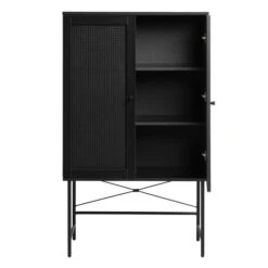 Zwarte Wandkast Met Rotan 14 Zwarte Wandkast Met Rotan -BEPUREHOME Winkel zwarte wandkast met rotan bodio pose 03